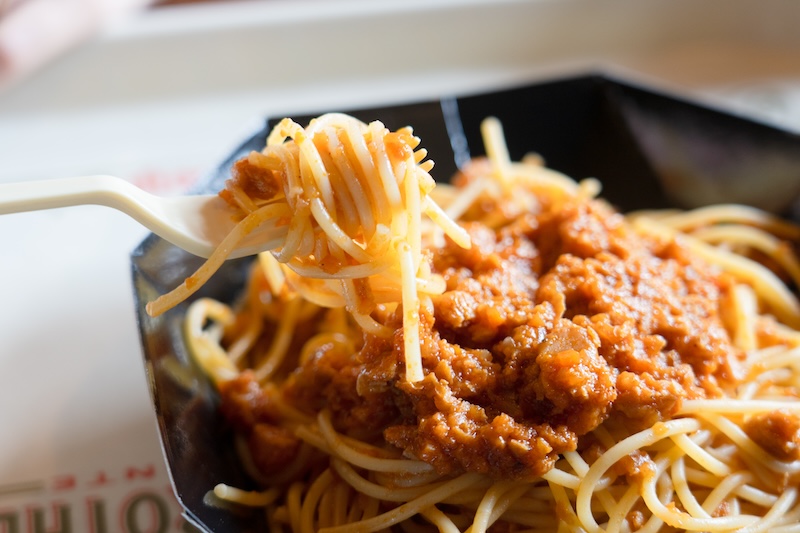 スパゲッティ、ベジタブルソース