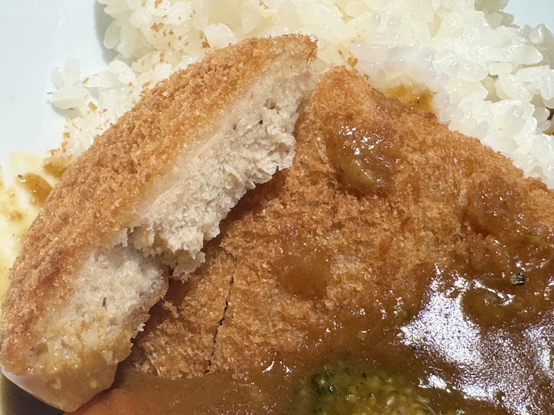 プラントベースカツカレー断面