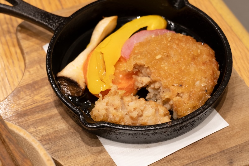 Soyハンバーグ　和風オニオンソース