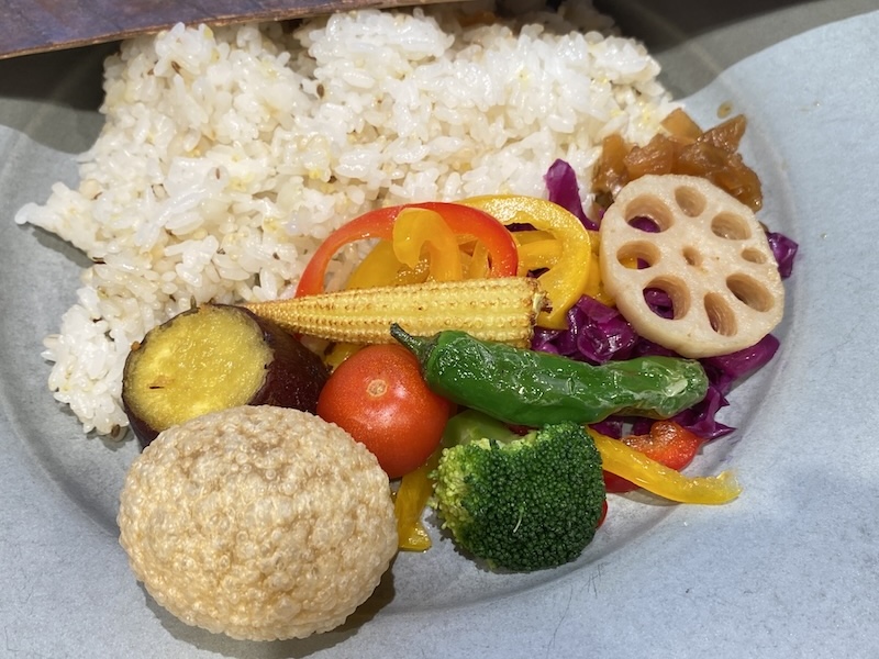 カカオとヘーゼルナッツのカレー(10種盛)　具材