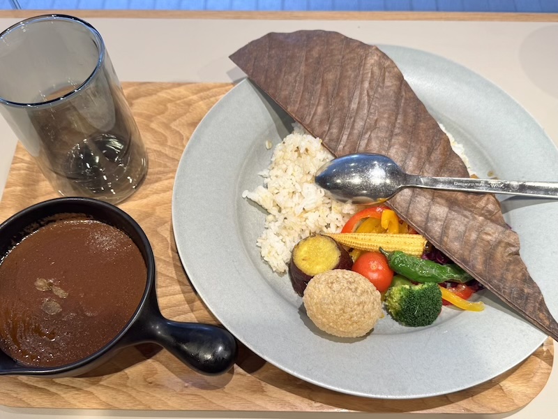 カカオとヘーゼルナッツのカレー(10種盛)