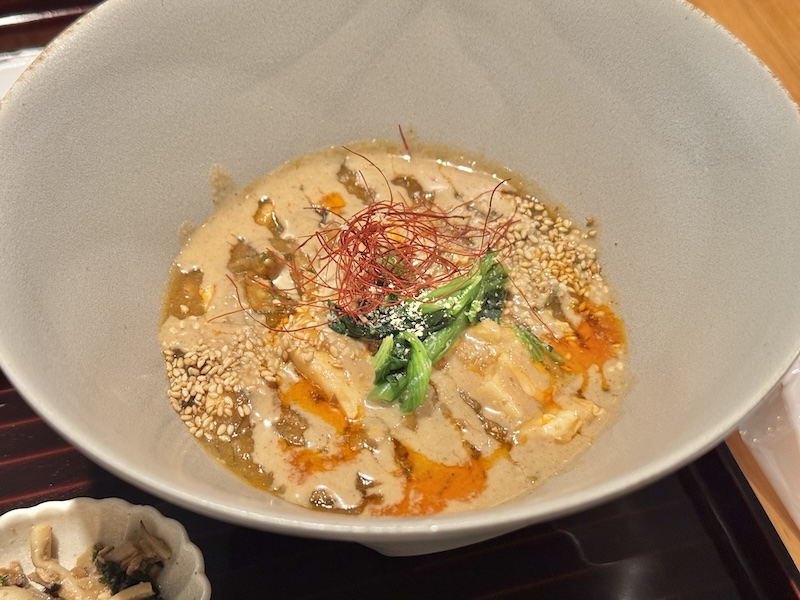 "白"麻婆豆腐定食